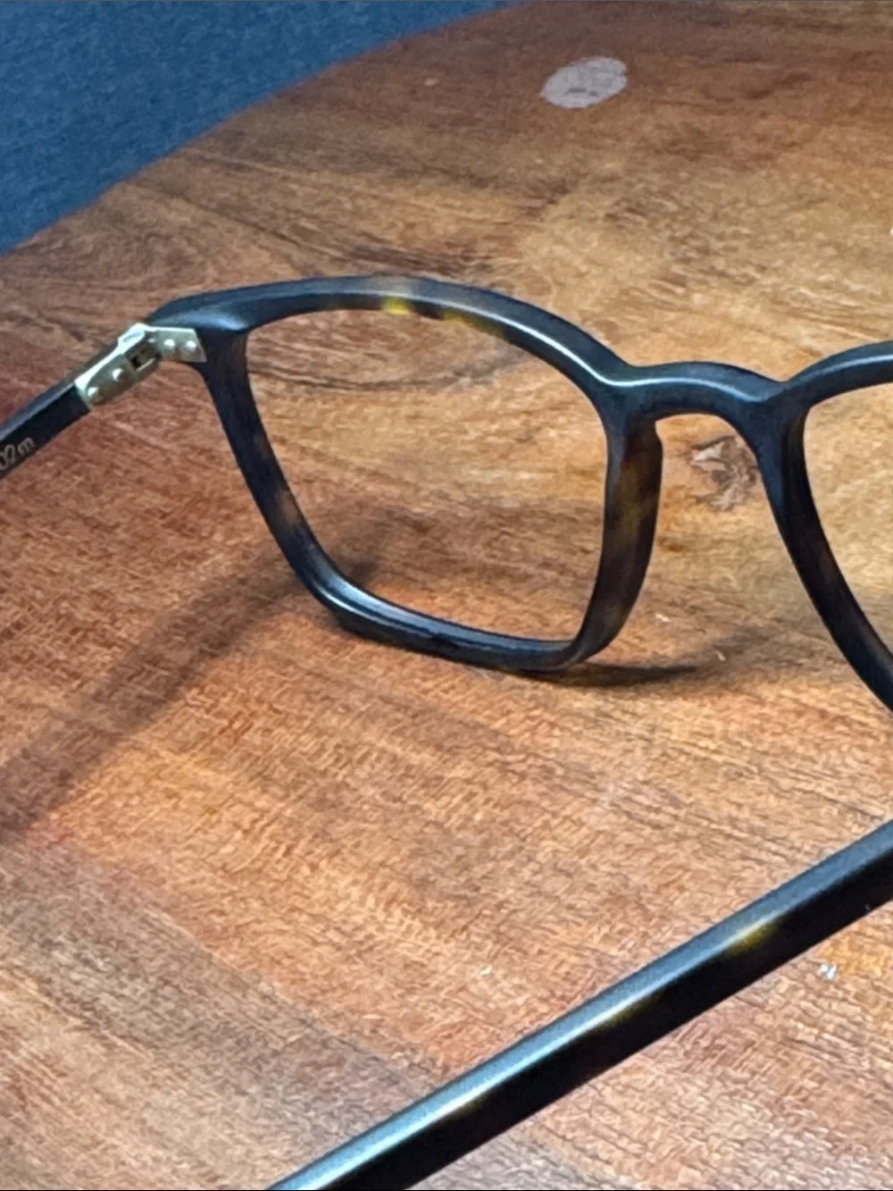 LUNOR , hand made in Germany Tortoiseshell Square-Angled Eyeglass Frames only